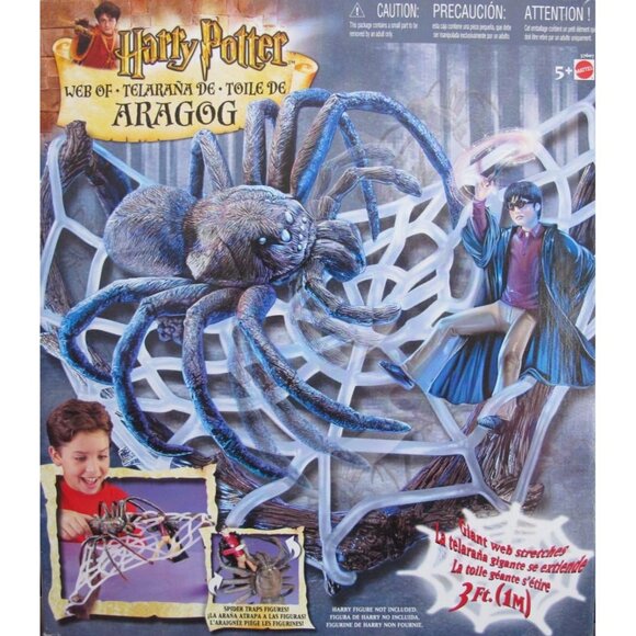 Harry Potter Aragog Action Figure Playset With Giant Web - 2002 - Picture 1 of 3